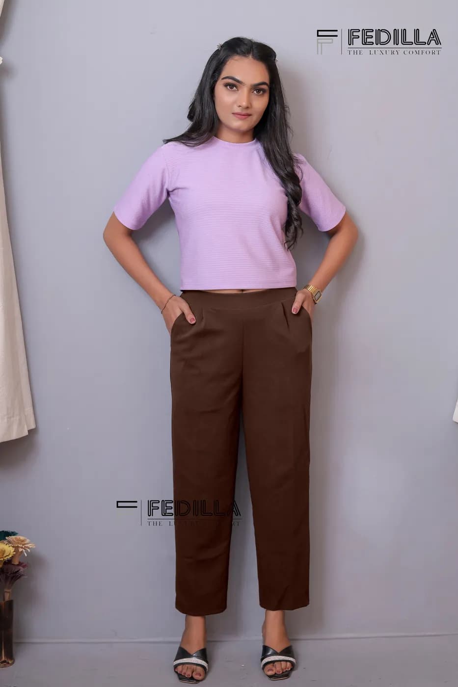 FF-53 Ankle-Length Trouser - Brown