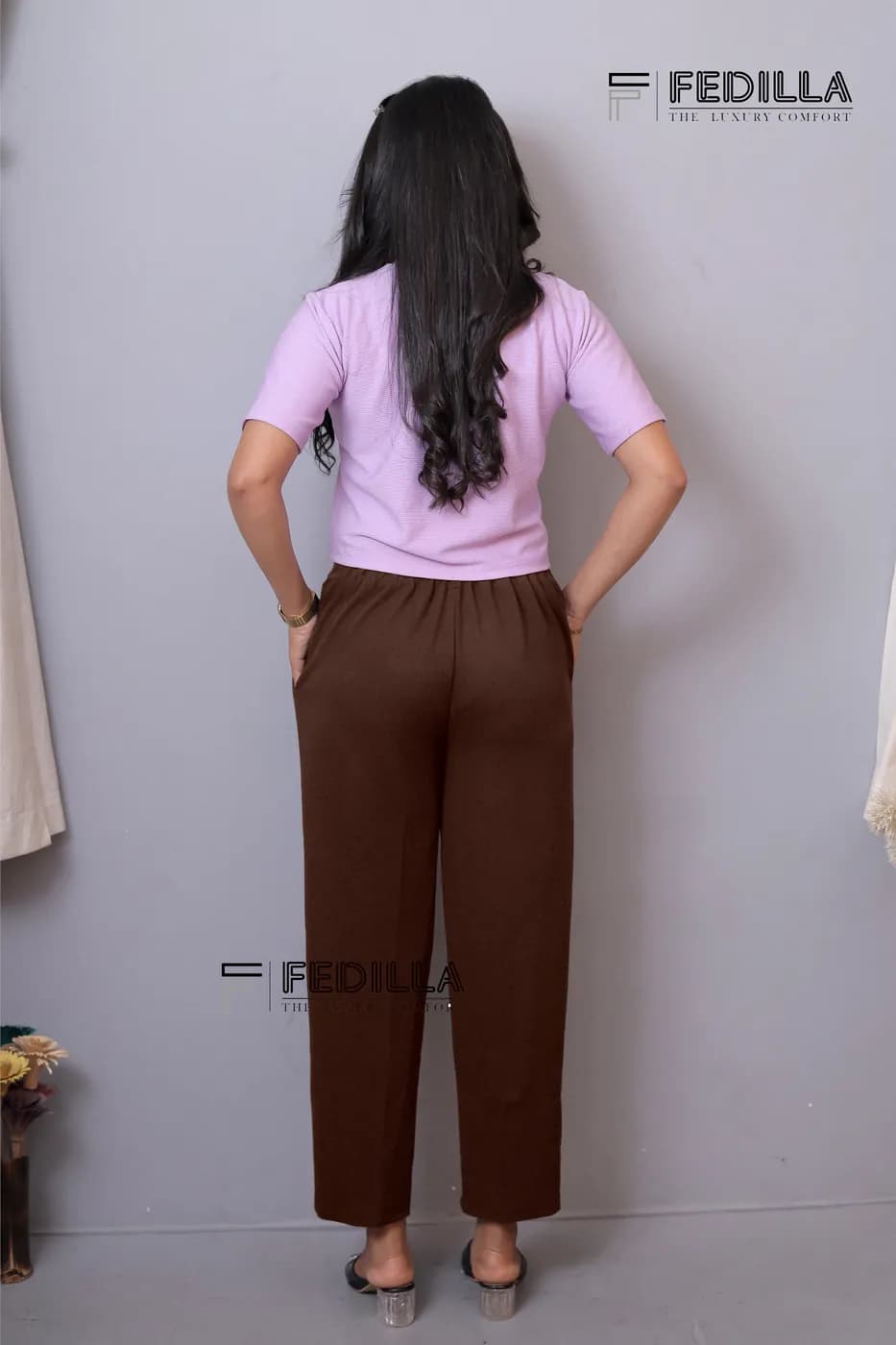 FF-53 Ankle-Length Trouser - Brown — photo 4